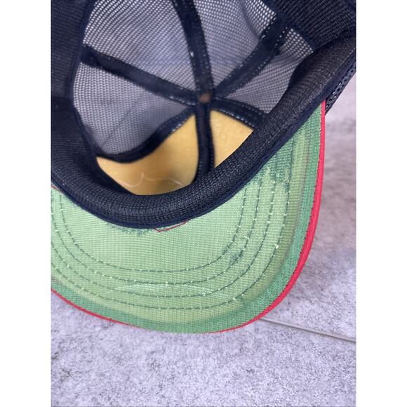 VTG International Harvester Mesh Back Kids Hat Snap Back Red Patch - Picture 7 of 11